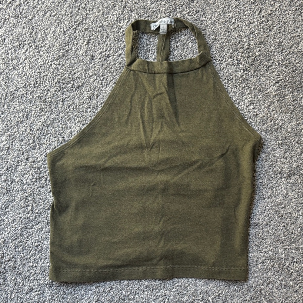 Charlotte Russe Halter Crop Top